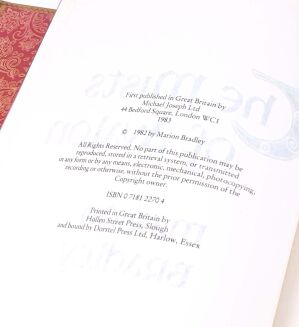 Marion Zimmer Bradley - The Mists Of Avalon 1982, 1st edition, leather rebound - 7