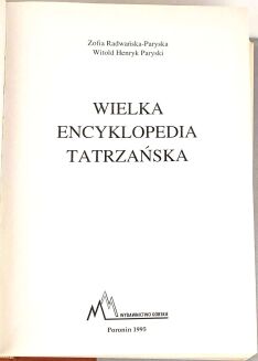 PARYSCY- WIELKA ENCYKLOPEDIA TATRZAŃSKA półskórek - 3