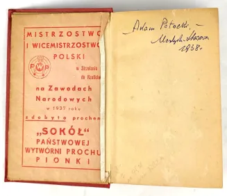 KALENDARZ MYŚLIWSKI 1938, proweniencja Adam Potocki. - 3