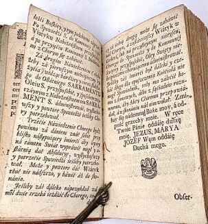 [EGZORCYZMY, NAWRACANIE ŻYDA DO WIARY KATOLICKIEJ] WYPRAWA NA TAMTEN ŚWIAT DUSZY To iest AKTY ZEBRANE DO  DYSPOZYCYI CHORYCH  SŁUŻĄCE Lwów 1742 - 5