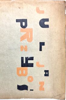 JULIAN PRZYBOS - OBURACZ 1926,  Strzeminski cover design - 3