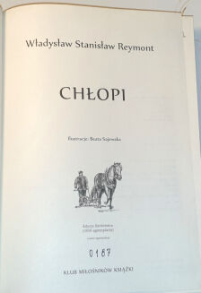 REYMONT - CHŁOPI skóra ilustracje Beata Sajewska - 2