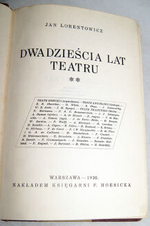 LENARTOWICZ- DWADZIEŚCIA LAT TEATRU 1-3 autograf - 6