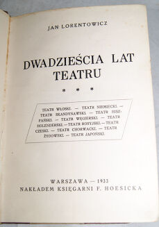 LENARTOWICZ- DWADZIEŚCIA LAT TEATRU 1-3 autograf - 3