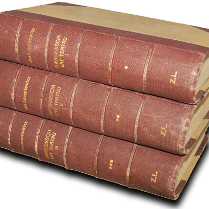 LENARTOWICZ- DWADZIEŚCIA LAT TEATRU 1-3 autograf