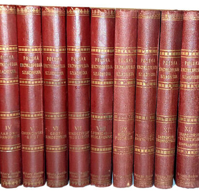 POLSKA ENCYKLOPEDIA SZLACHECKA t. I-XII oryginał