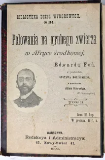 FOA- POLOWANIE NA GRUBEGO ZWIERZA W AFRYCE t. 1-2 [komplet w 1 wol.], półskórek - 3