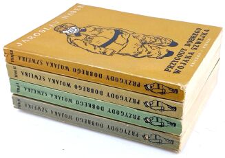 HASEK- PRZYGODY DOBREGO WOJAKA SZWEJKA wyd.1949 Tom I-IV [komplet] - 2