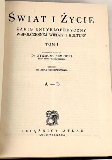ŚWIAT I ŻYCIE Zarys encyklopedyczny współczesnej wiedzy i kultury t.1-5 [komplet] - 3
