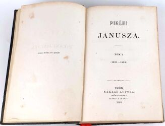 POL- PIEŚNI JANUSZA; PIEŚŃ O ZIEMI; PIEŚŃ O DOMU NASZYM 1859-66 [klocek] - 2