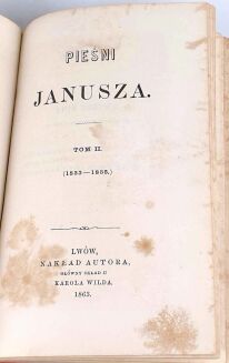 POL- PIEŚNI JANUSZA; PIEŚŃ O ZIEMI; PIEŚŃ O DOMU NASZYM 1859-66 [klocek] - 5