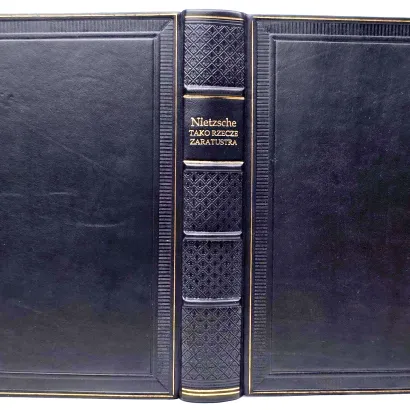 NIETZSCHE- TAKO RZECZE ZARATUSTRA 1908 oprawa luksusowa skóra