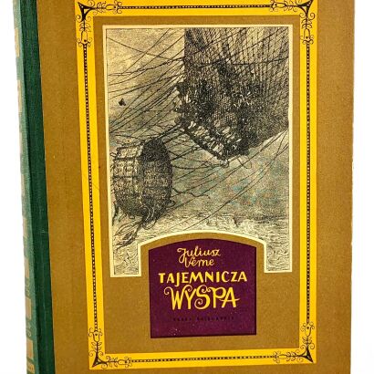 VERNE - TAJEMNICZA WYSPA wyd. 1955r. bardzo ładny egzemplarz