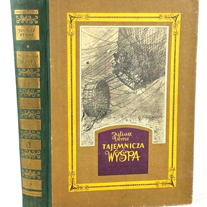 VERNE - TAJEMNICZA WYSPA wyd. 1955r. ładny egzemplarz