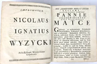 SEGNERI - NIEWIERNY ŻADNEY NIEMAIĄCY WYMÓWKI. Lwów 1759 - 6