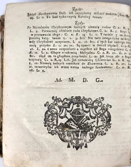 SEGNERI - NIEWIERNY ŻADNEY NIEMAIĄCY WYMÓWKI. Lwów 1759 - 9