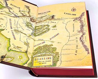 TOLKIEN - SILMARILLION il. Ted Nasmith SKIBNIEWSKA ekskluzywna oprawa skórzana - 7