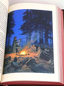 TOLKIEN - SILMARILLION il. Ted Nasmith SKIBNIEWSKA ekskluzywna oprawa skórzana - 11
