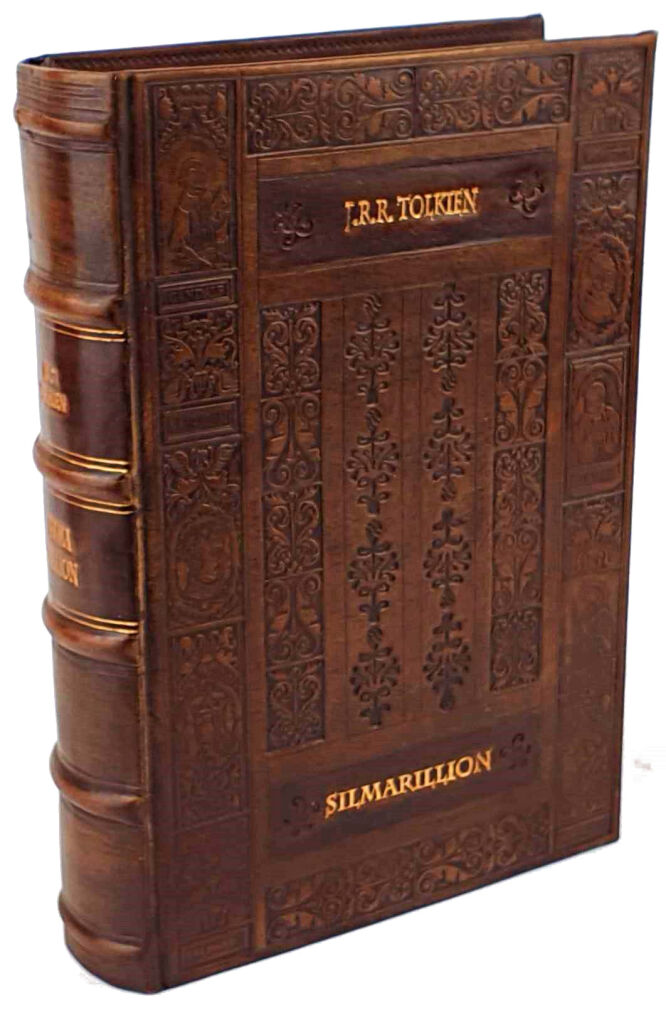TOLKIEN - SILMARILLION il. Ted Nasmith SKIBNIEWSKA ekskluzywna oprawa skórzana