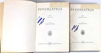 FROSTIG -  PSYCHJATRJA. Cz.1-3 [komplet w 2 wol.] wyd. 1933 - 2