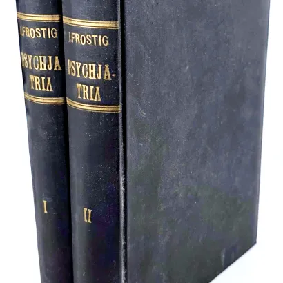 FROSTIG -  PSYCHJATRJA. Cz.1-3 [komplet w 2 wol.] wyd. 1933