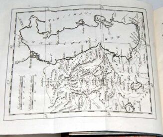 COXE- VOYAGE EN POLOGNE, RUSSIE, SUEDE, DANNEMARC, etc. t. I-IV [komplet] wyd. 1786 - plany, mapy, portrety, ilustracje - 19