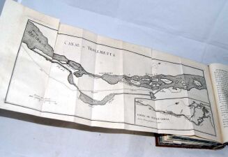 COXE- VOYAGE EN POLOGNE, RUSSIE, SUEDE, DANNEMARC, etc. t. I-IV [komplet] wyd. 1786 - plany, mapy, portrety, ilustracje - 26