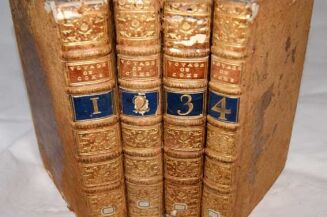 COXE- VOYAGE EN POLOGNE, RUSSIE, SUEDE, DANNEMARC, etc. t. I-IV [komplet] wyd. 1786 - plany, mapy, portrety, ilustracje - 2