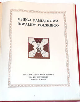 KSIĘGA PAMIĄTKOWA INWALIDY POLSKIEGO - 2