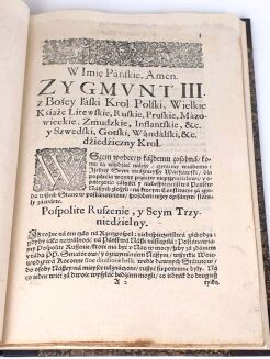 CONSTITUCIE SEYMU WALNEGO KORONNEGO, w Warszawie Roku MDCXXVII Dnia 23 listopada - 3