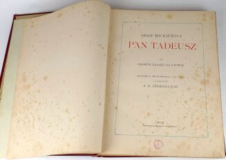 MICKIEWICZ- PAN TADEUSZ z illustracjami E. M. Andriollego OPRAWA folio - 3