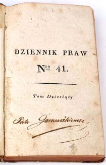 KODEX CYWILNY KRÓLESTWA POLSKIEGO - 3