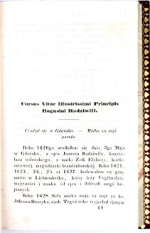 RADZIWIŁŁ - ŻYWOT XIĘCIA BOGUSŁAWA RADZIWIŁŁA 1841 - 5