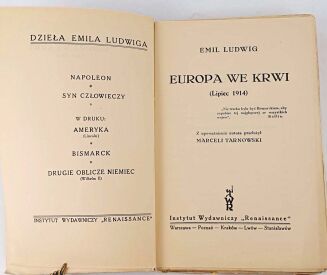 LUDWIG - JULY 1914. EUROPE IN BLOOD cover by Karol Hiller - 6