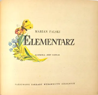 FALSKI- ELEMENTARZ 1974r. bardzo ładny egzemplarz - 4
