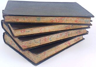 MICKIEWICZ- LITERATURA SŁOWIAŃSKA t. I-IV [komplet] Poznań 1865 OPRAWA - 2