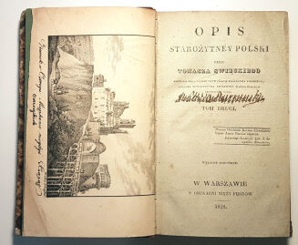 ŚWIĘCKI - OPIS STAROŻYTNEY POLSKI T. 1 -2 (komplet) wyd.1828 - 2