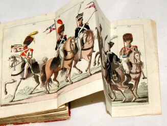 KALENDARZYK KRAKOWSKI na rok 1812 - BARWNE LITOGRAFIE WOJSKA KSIĘSTWA WARSZAWSKIEGO Komplet tablic - 8