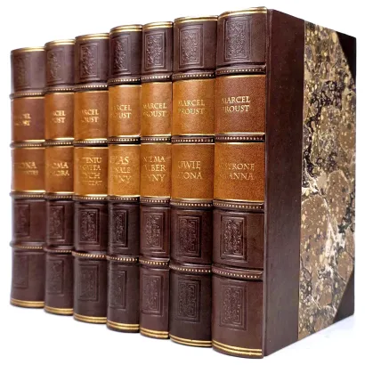 PROUST- W POSZUKIWANIU STRACONEGO CZASU t. 1-7 (komplet). Wyd.1 kompletne.