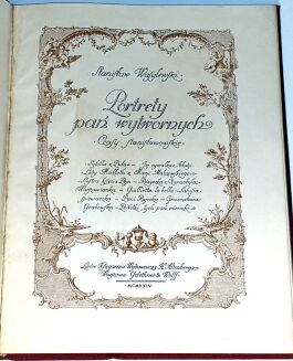 WASYLEWSKI- PORTRETY PAŃ WYTWORNYCH wyd. 1924r. - 2