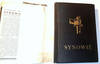 FEUCHTWAGNER- SYNOWIE wyd. 1937 obwoluta Berman - 2