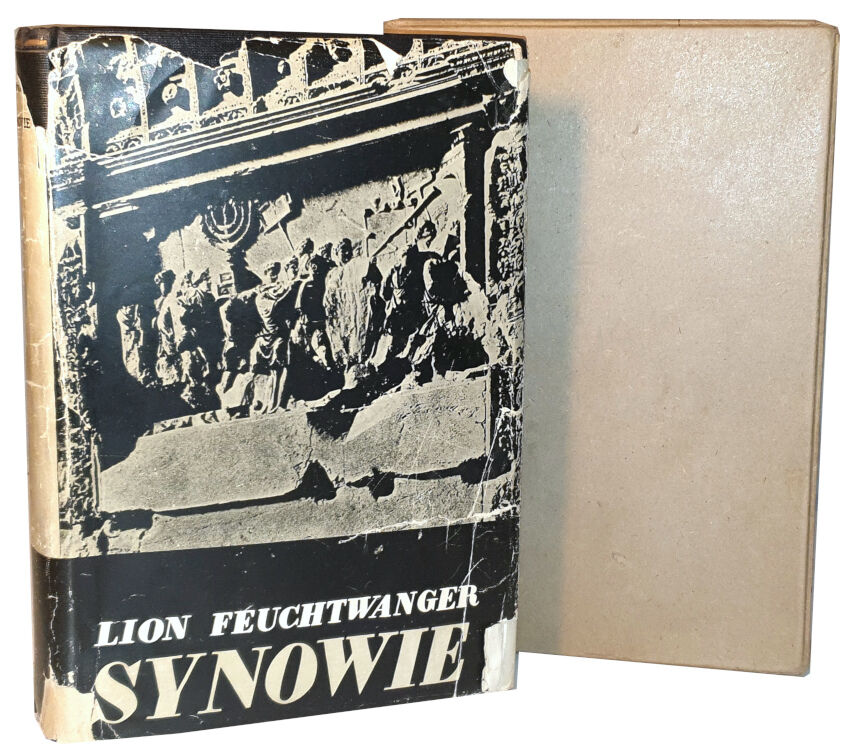 FEUCHTWAGNER- SYNOWIE wyd. 1937 obwoluta Berman