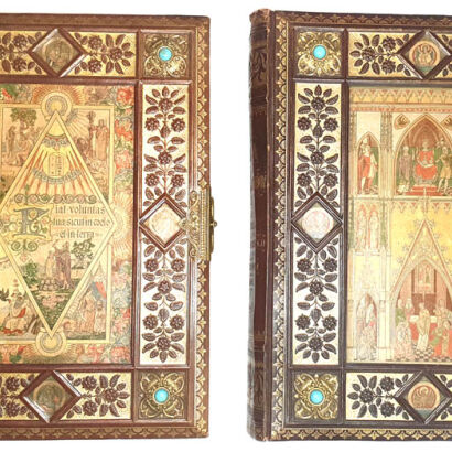 BIBLIA ZŁOTA KLASYKÓW t.1-2 wyd. 1898 OPRAWA JUBILERSKA