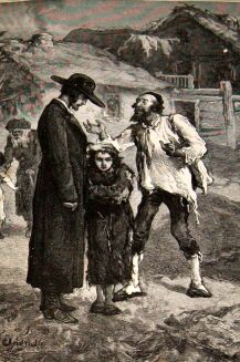 ORZESZKOWA - MEIR EZOFOWICZ Powieść z życia Żydów 26 ilustracji Andriollego 1879r. - 6