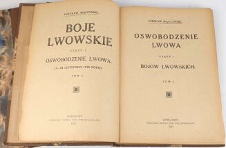 MĄCZYŃSKI- BOJE LWOWSKIE t.1-2 1921 - 4