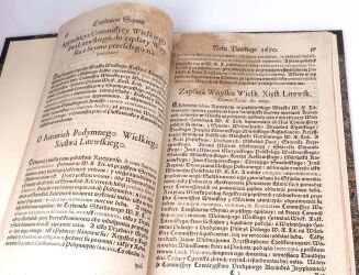 CONSTITUCIE SEYMU WALNEGO KORONNEGO DWUDZIELNEGO, w Warszawie Roku MDCL Dnia 5 grudnia - 8