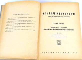 PODWAPIŃSKI- ZEGARMISTRZOSTWO 6 ZEGARY ZEGARKI MECHANICZNE. Dedykacja Autorów! - 3