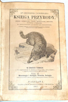 SCHOEDLER- KSIĘGA PRZYRODY t.2 wyd. 1867 - 2