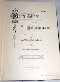 BUNTE BILDER AUS DEM SCHLESIERLANDE wyd. 1898r. [opis Śląska] oryginał - 10