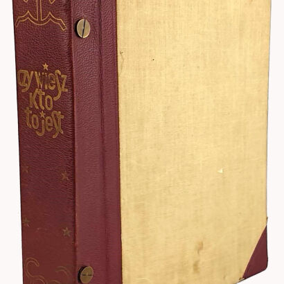 CZY WIESZ KTO TO JEST? wyd. 1938r. OPRAWA oryginał